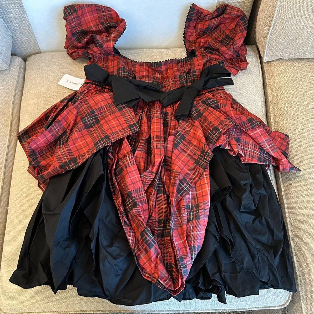 EUC Selkie The Royal Tartan Mini Love Story Dress Small - Picture 5 of 12